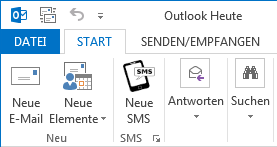 Outlook - SMS Ribbon